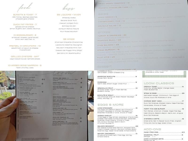 Loom Menu