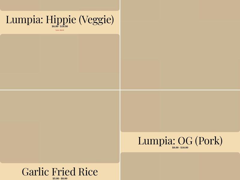 Ku•ma•in Menu