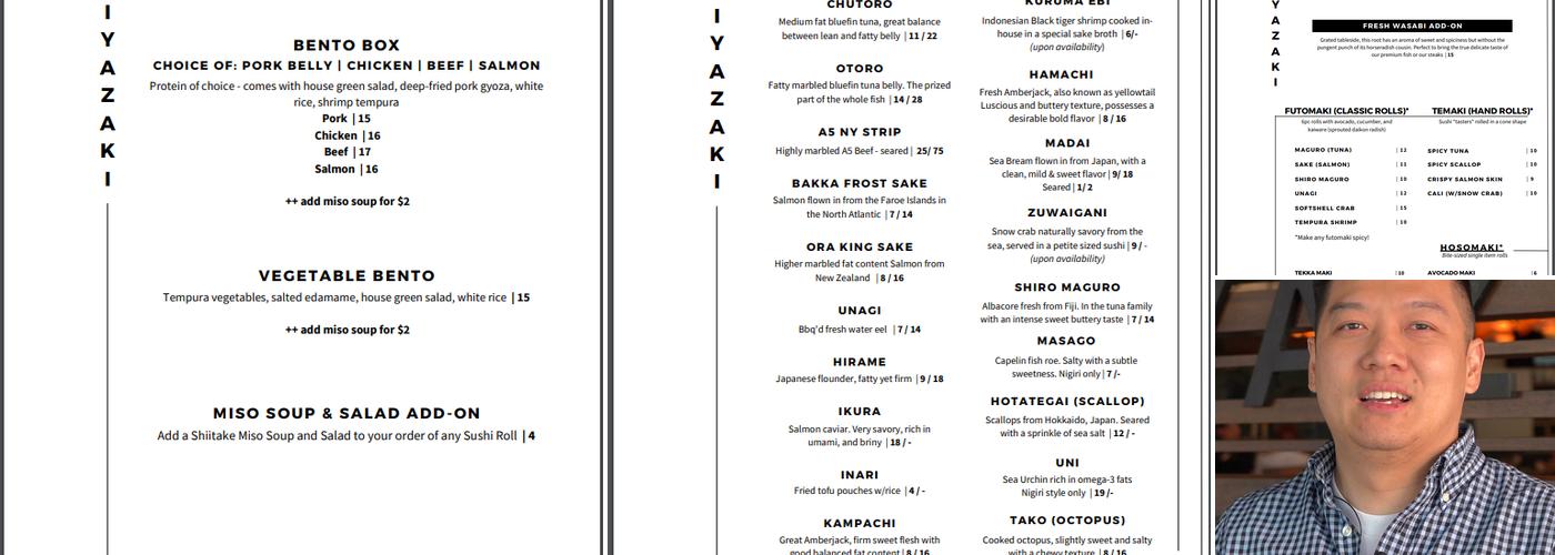 Miyazaki Menu