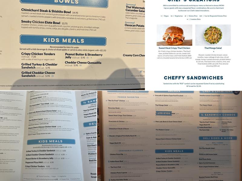 Mendocino Farms Menu