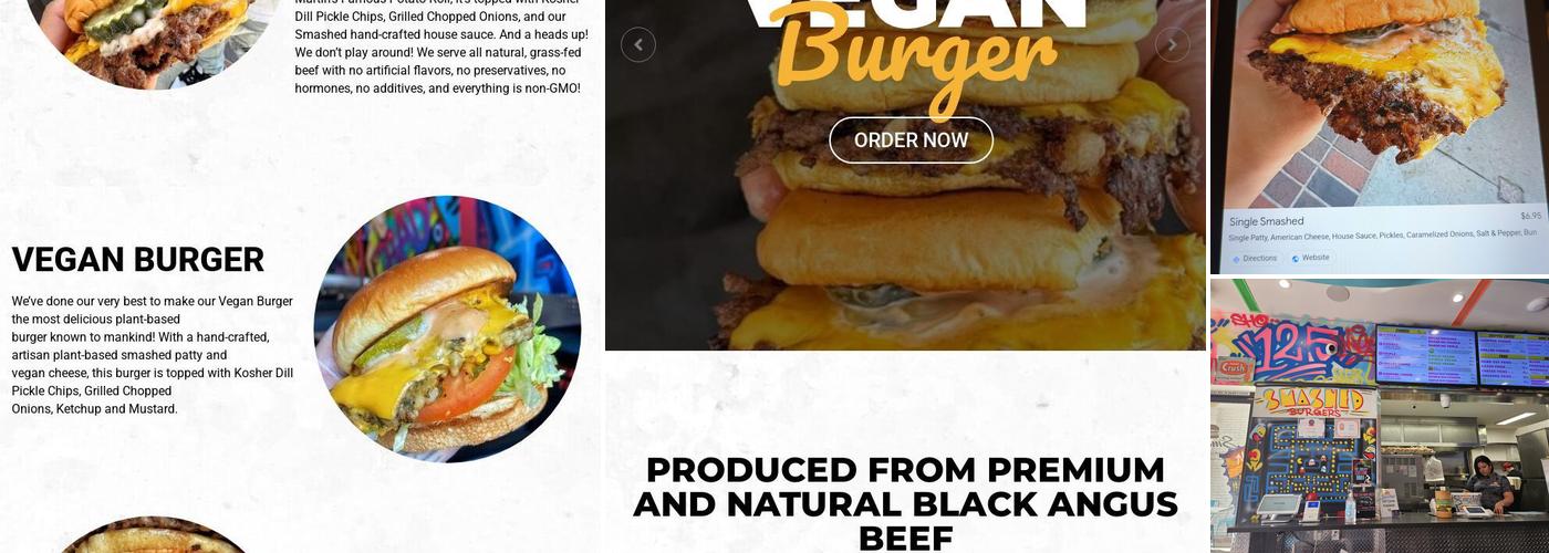 Smashed Burbank Menu