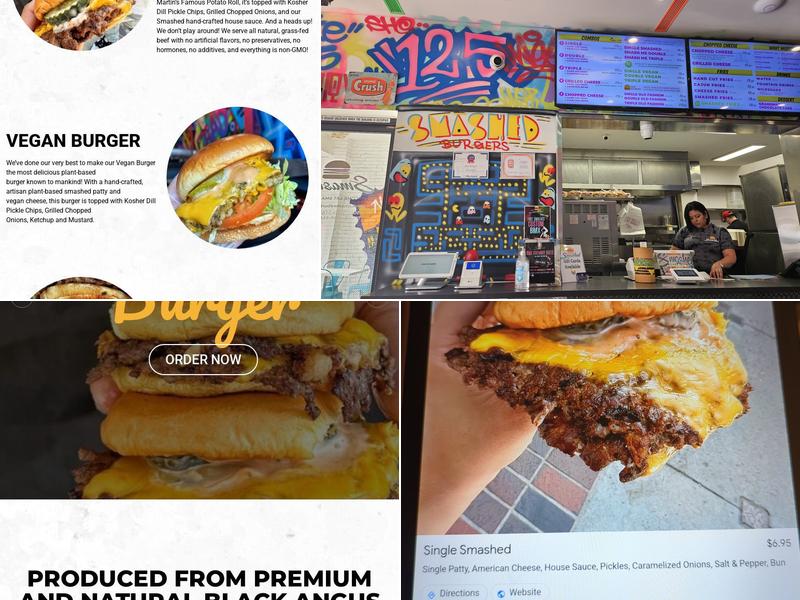 Smashed Burbank Menu