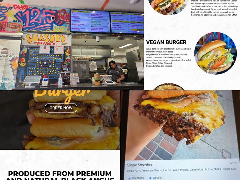 Smashed Burbank Menu