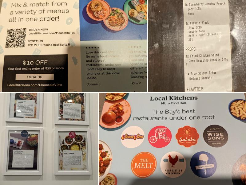 Local Kitchens Menu