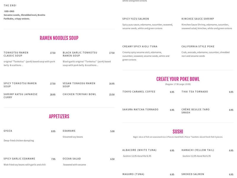 201 Kitchen SLO Menu