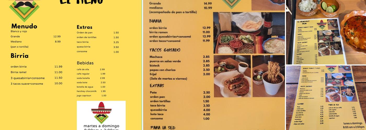 El menudazo Menu