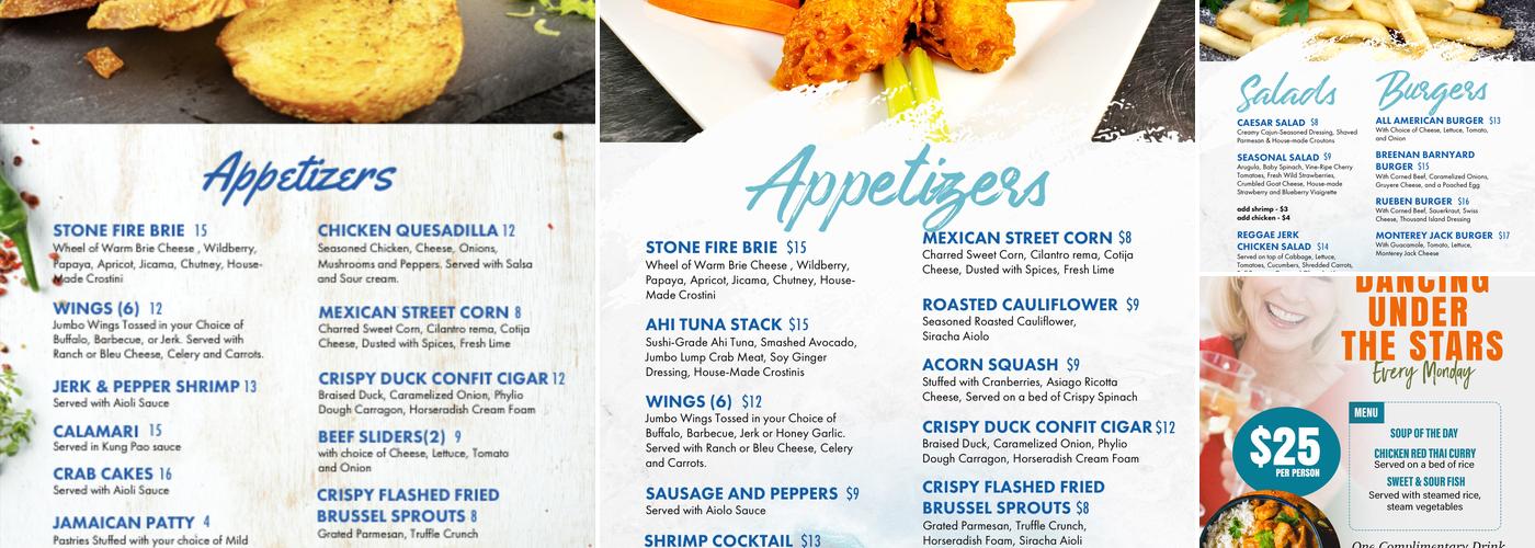 Blueprint Bar & Grill Menu