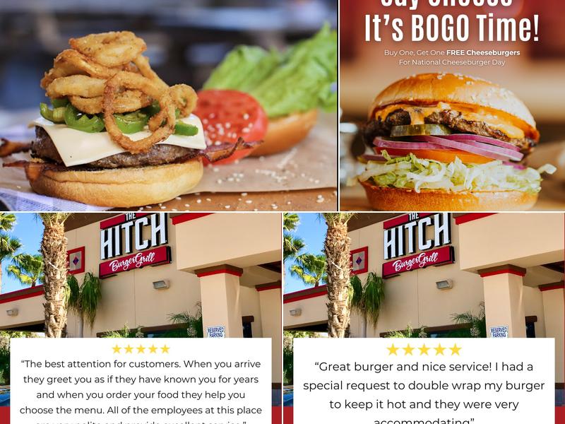 The Hitch Burger Grill - Upland 2420 W Arrow Route Ste D, Upland
