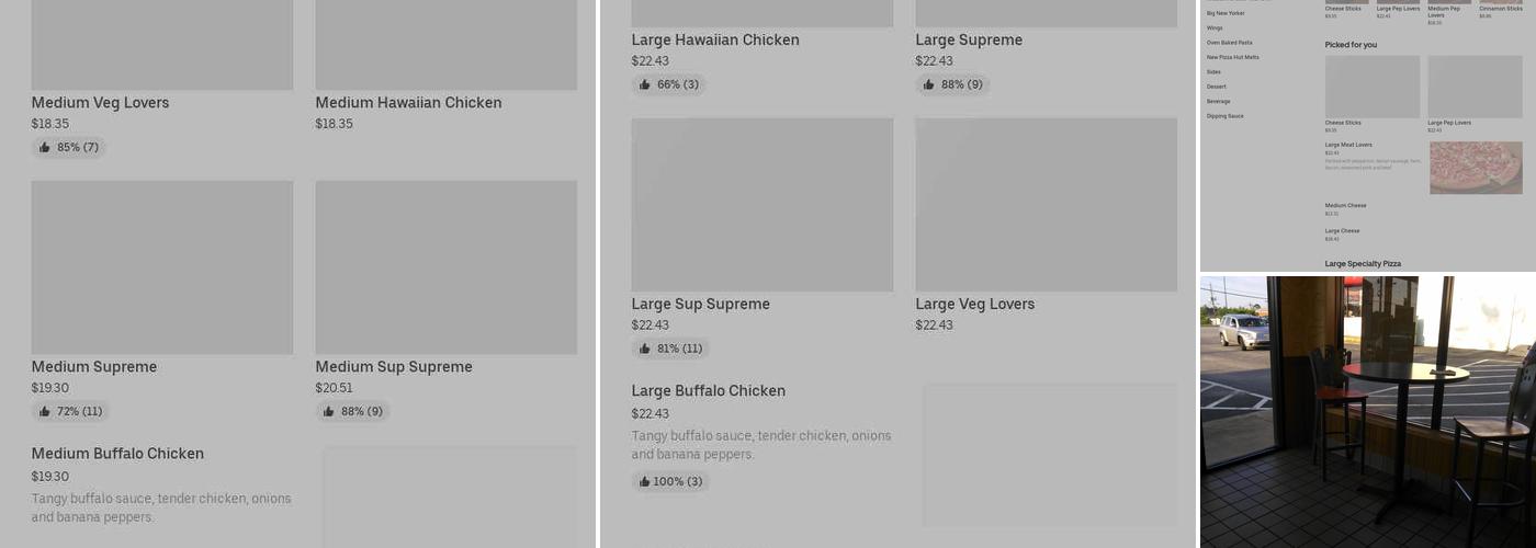 Pizza Hut Menu