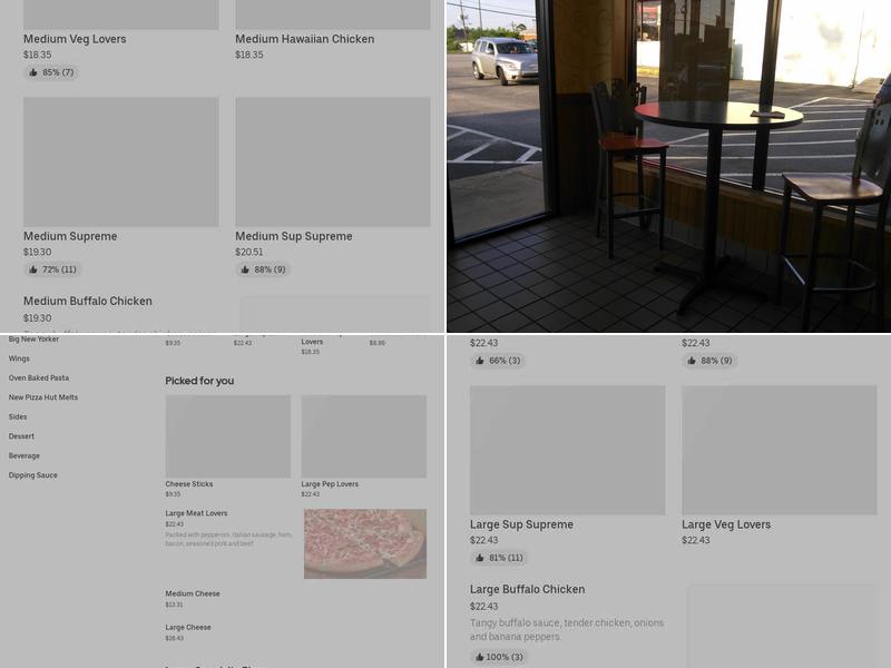 Pizza Hut Menu