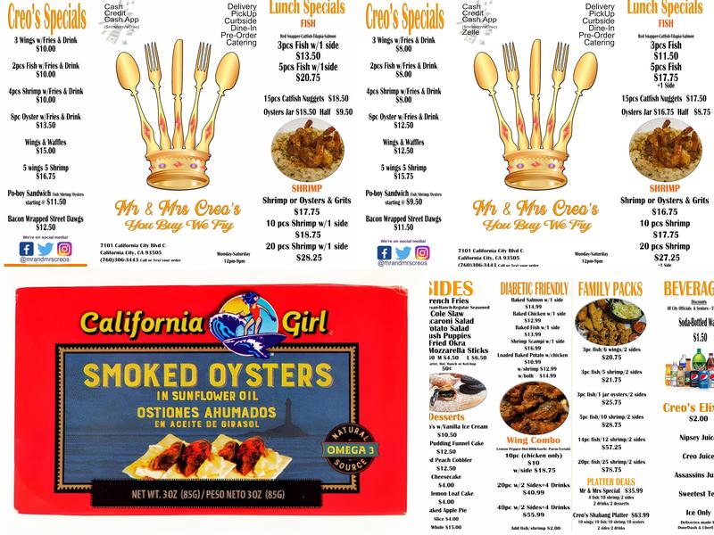 MR MRS CREOS YOUBUYWEFRY Menu