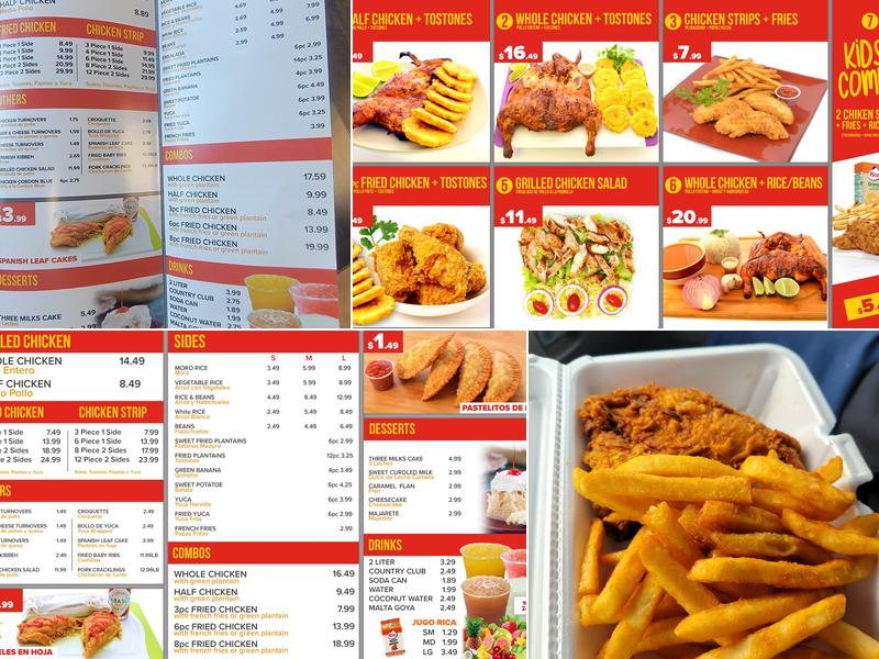 Pollo Centro Worcester Menu