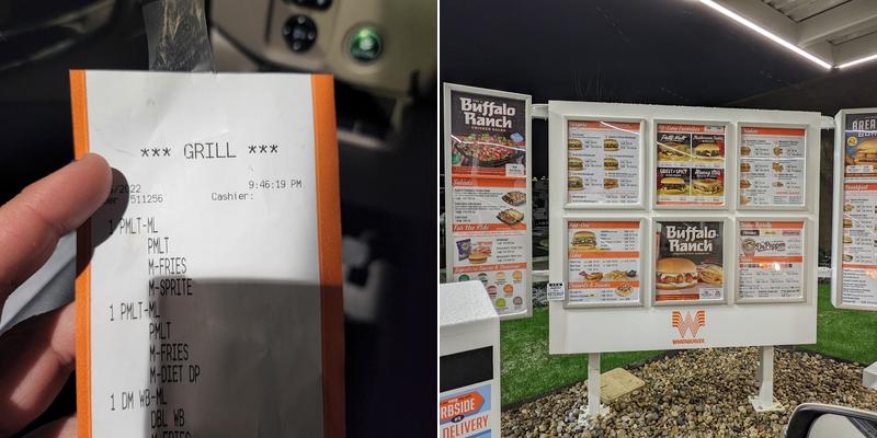 Whataburger Menu