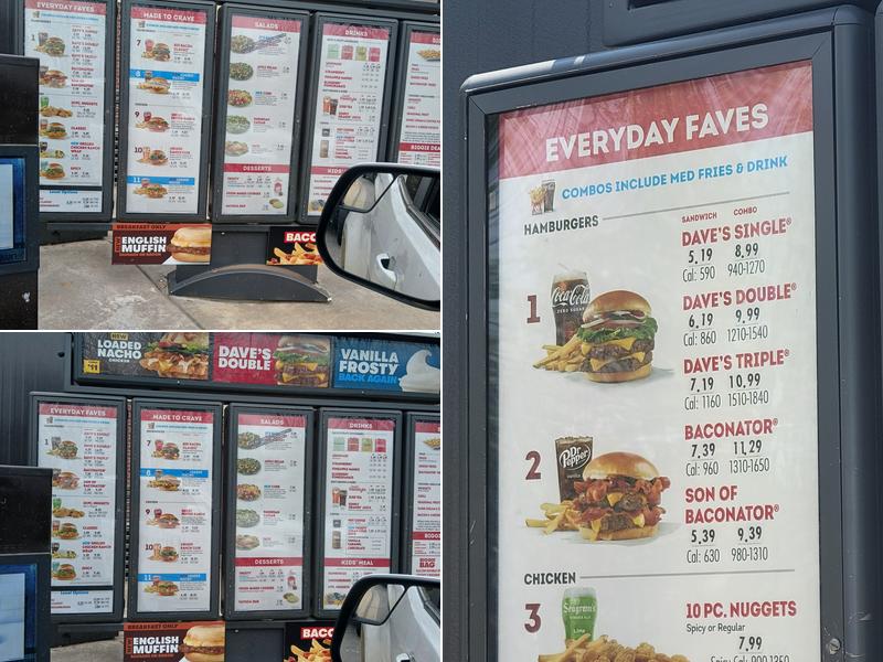 Wendy's Menu