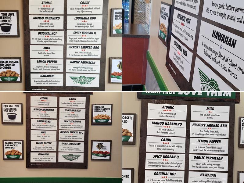 Wingstop Menu