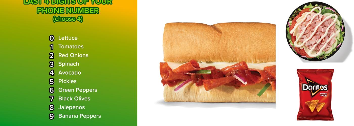 Subway Menu