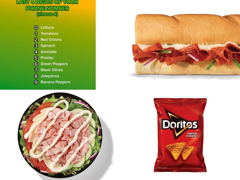 Subway Menu