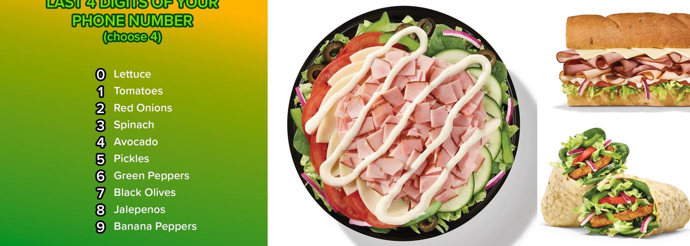 Subway Menu