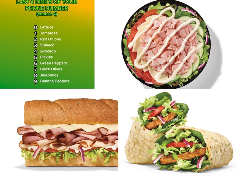 Subway Menu