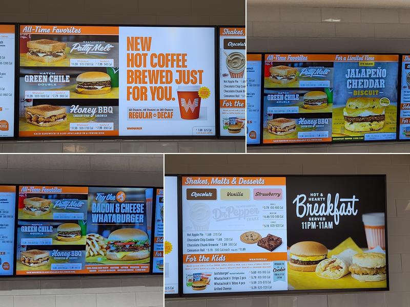 Whataburger Menu
