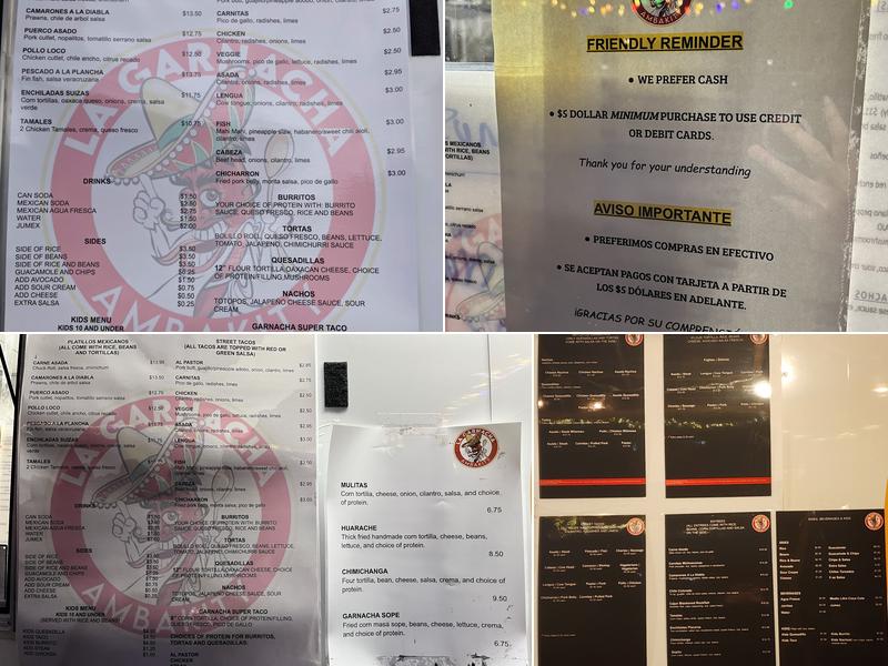 La Garnacha Ambakity Menu