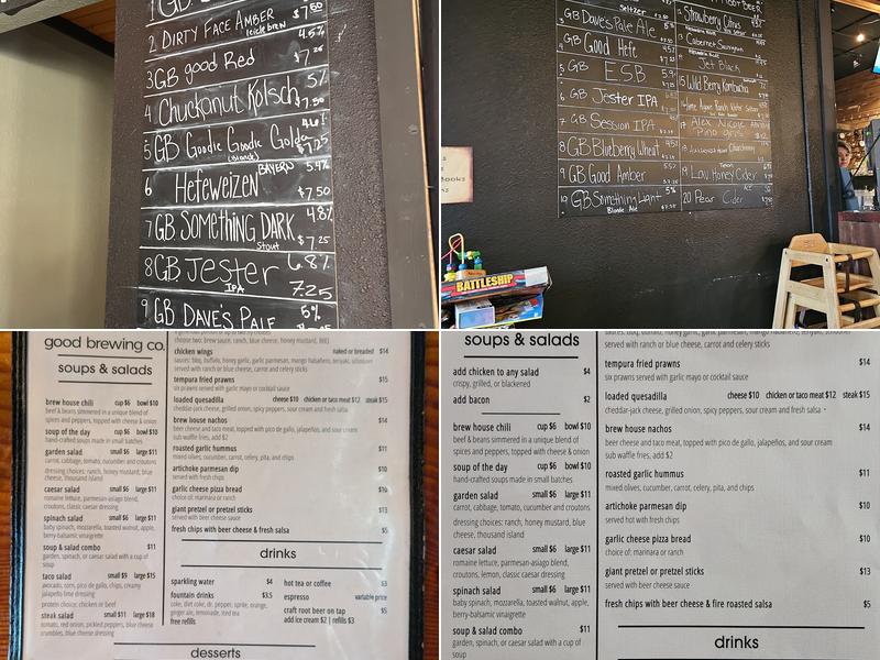 Good Brewing Sultan Menu