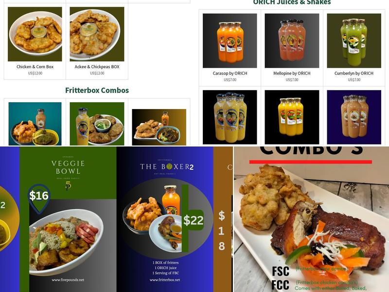 Fritterbox Menu
