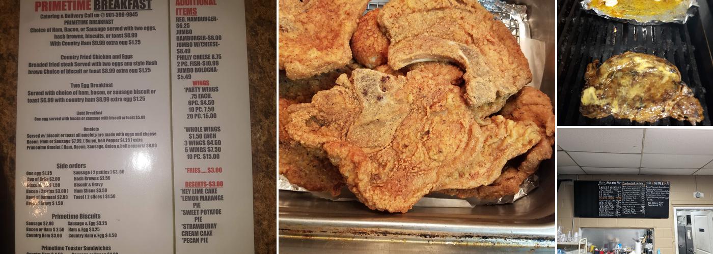 Primetime Grill (Soul Food) Menu