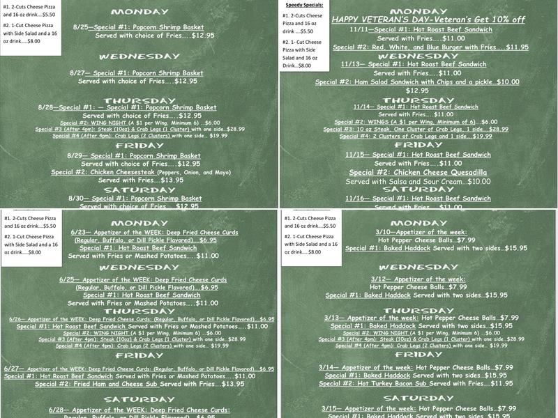 The Garlic Knot Restaurant Menu