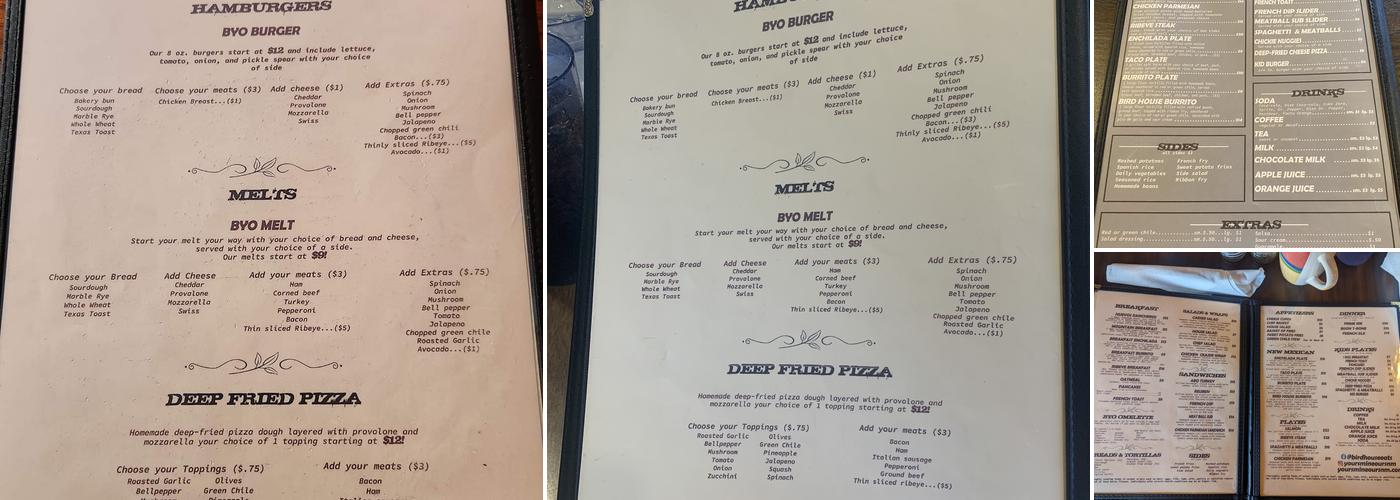 Yours, Mine & Ours Menu