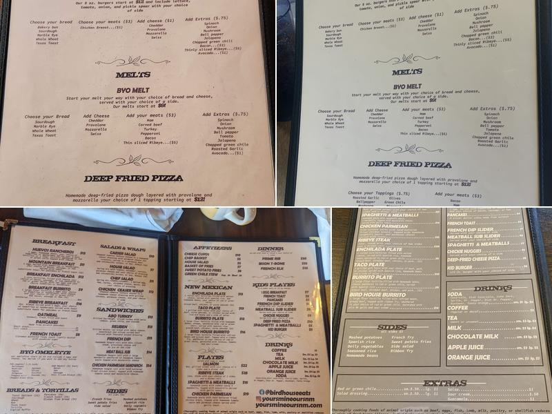 Yours, Mine & Ours Menu