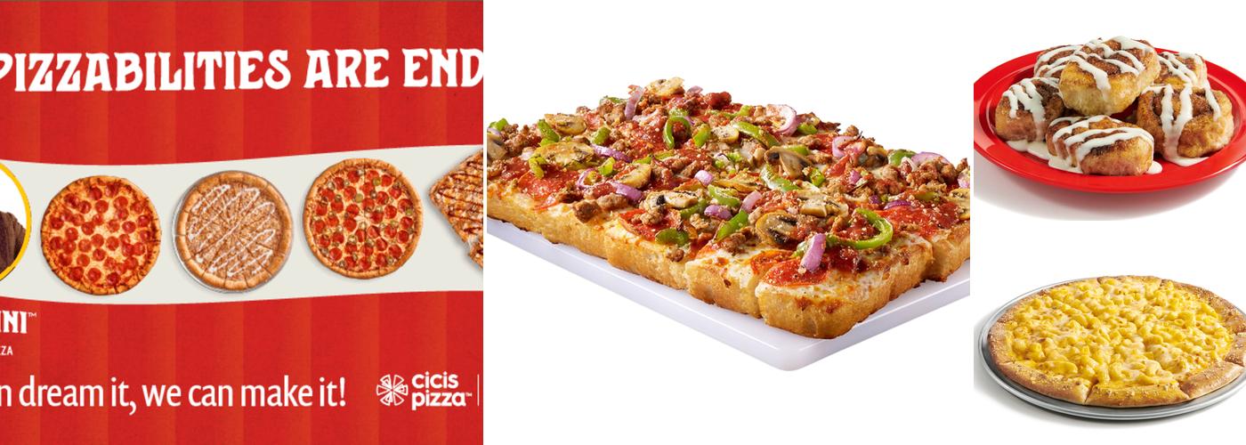 Cicis Pizza Menu