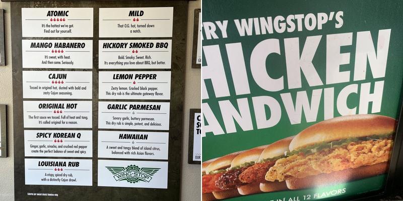 Wingstop Menu
