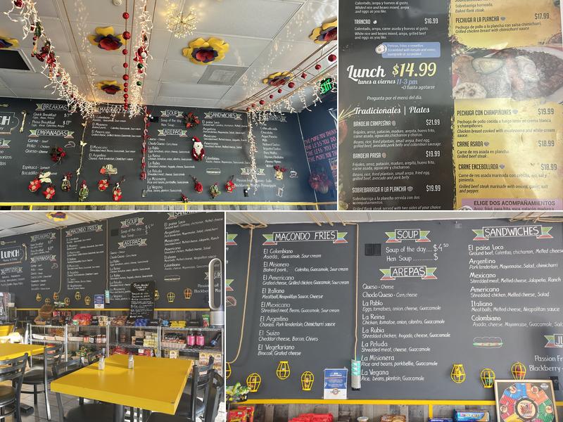 Macondo Kitchen Menu