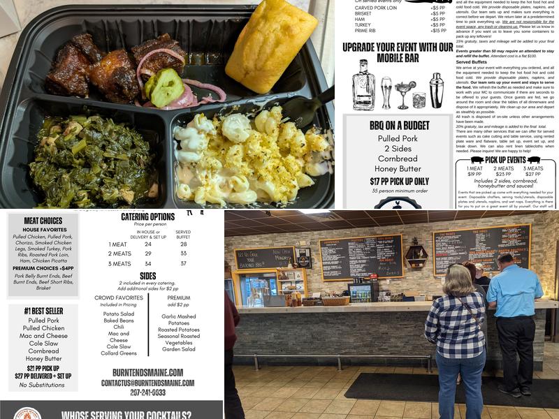 Burnt Ends Barbecue Menu