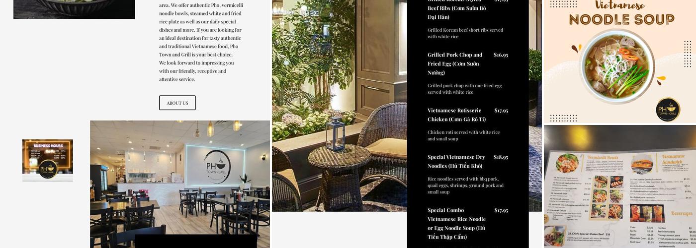 Pho Town & Grill Menu