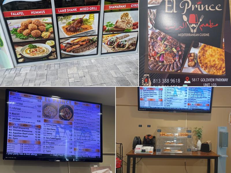 El Prince Mediterranean Cuisine Menu