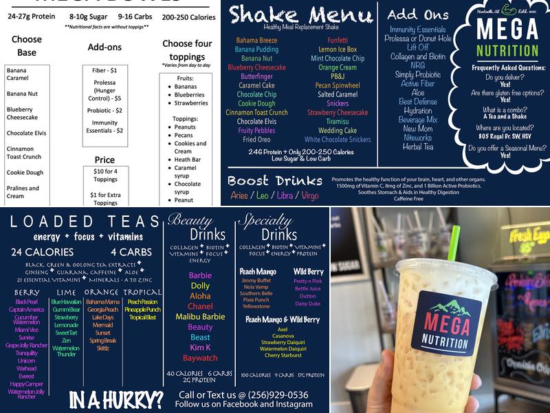 Herbalife - Mega Nutrition Menu