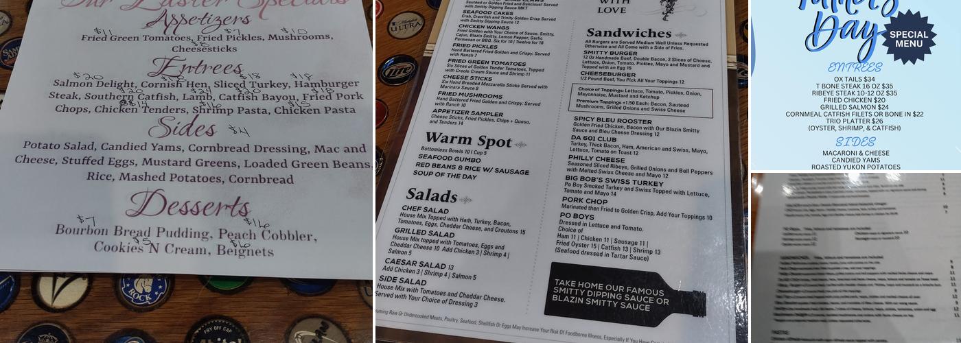 Loveys' Seafood & Grill Menu