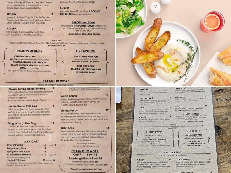 House of JuJu - Orofino Menu