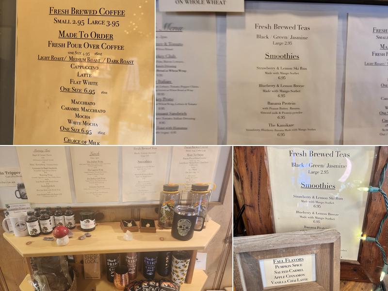 Mountain Tripper Cafe & Tea House Menu