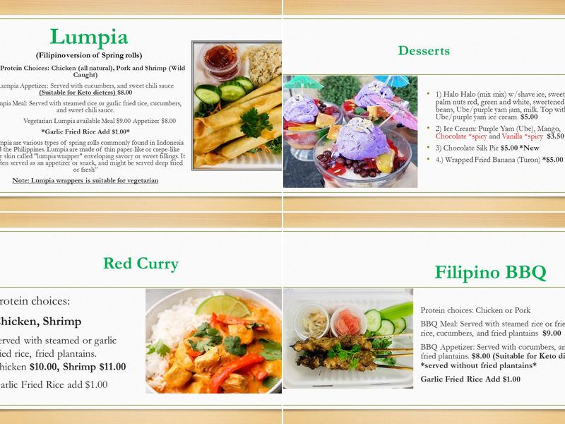 Mas-A-Wrap Menu