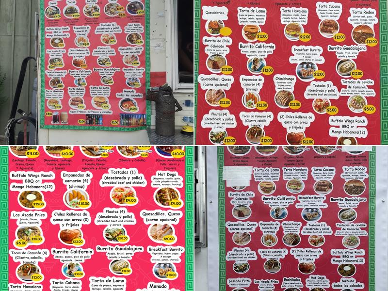 Taqueria garcia Menu