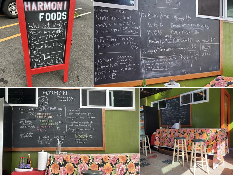 Harmoni Foods Menu