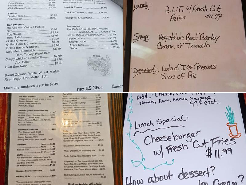 Chappy's On Route 4 Menu