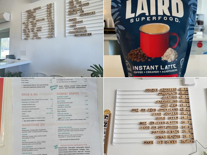 Point Break Coffee & Drive Thru Menu