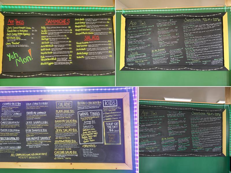 Jam Jam's Spot Menu