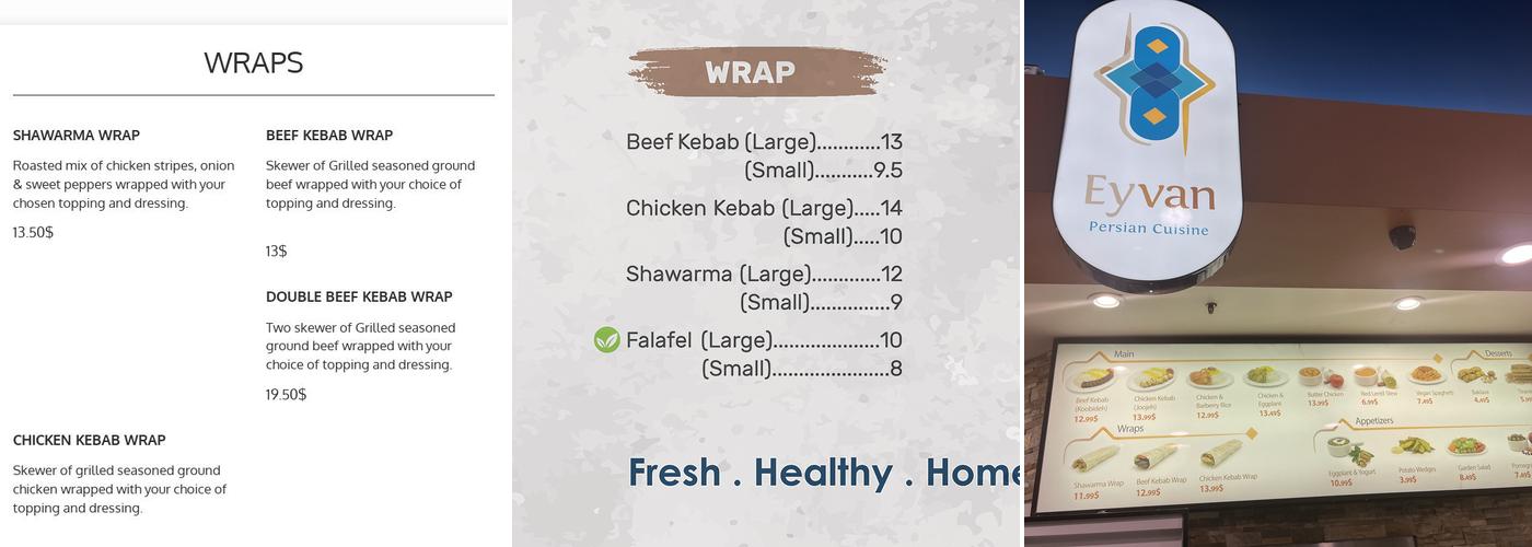 Eyvan Menu