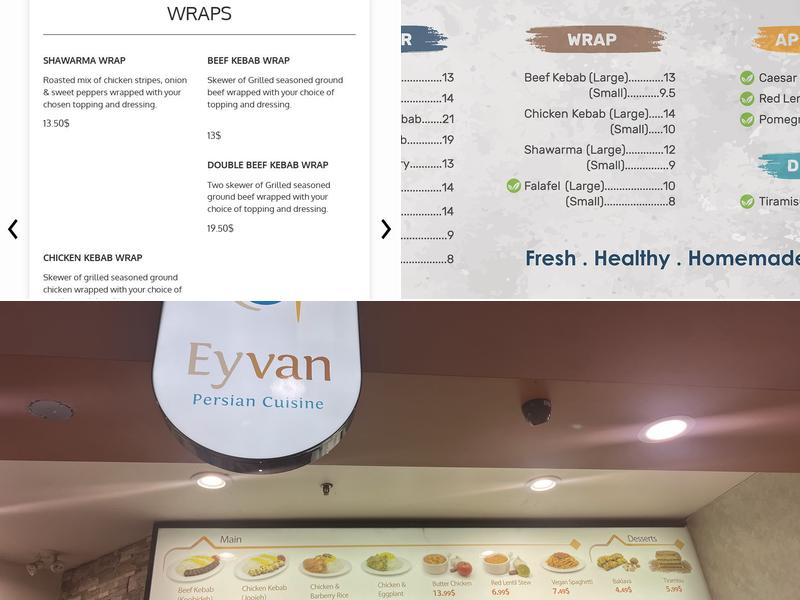 Eyvan Menu