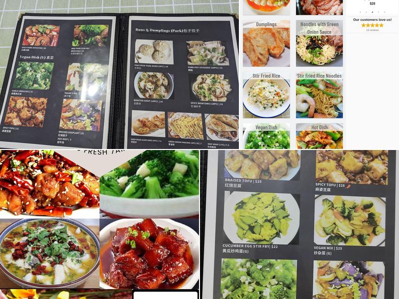 Cai's Kitchen in Nova Inn Menu